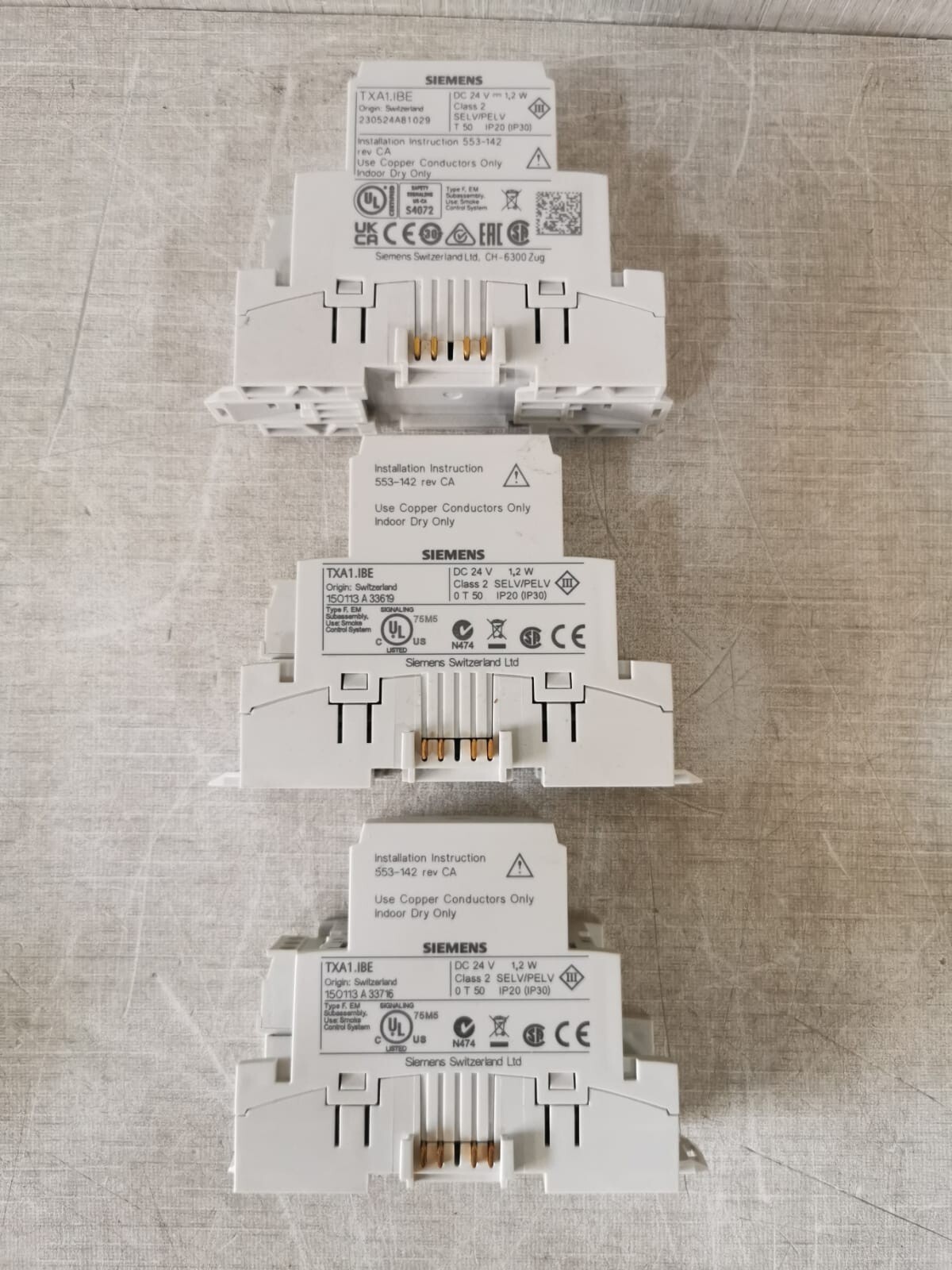 Siemens TXA1.IBE Siemens TXA1.IBE Bus Connection Module 2