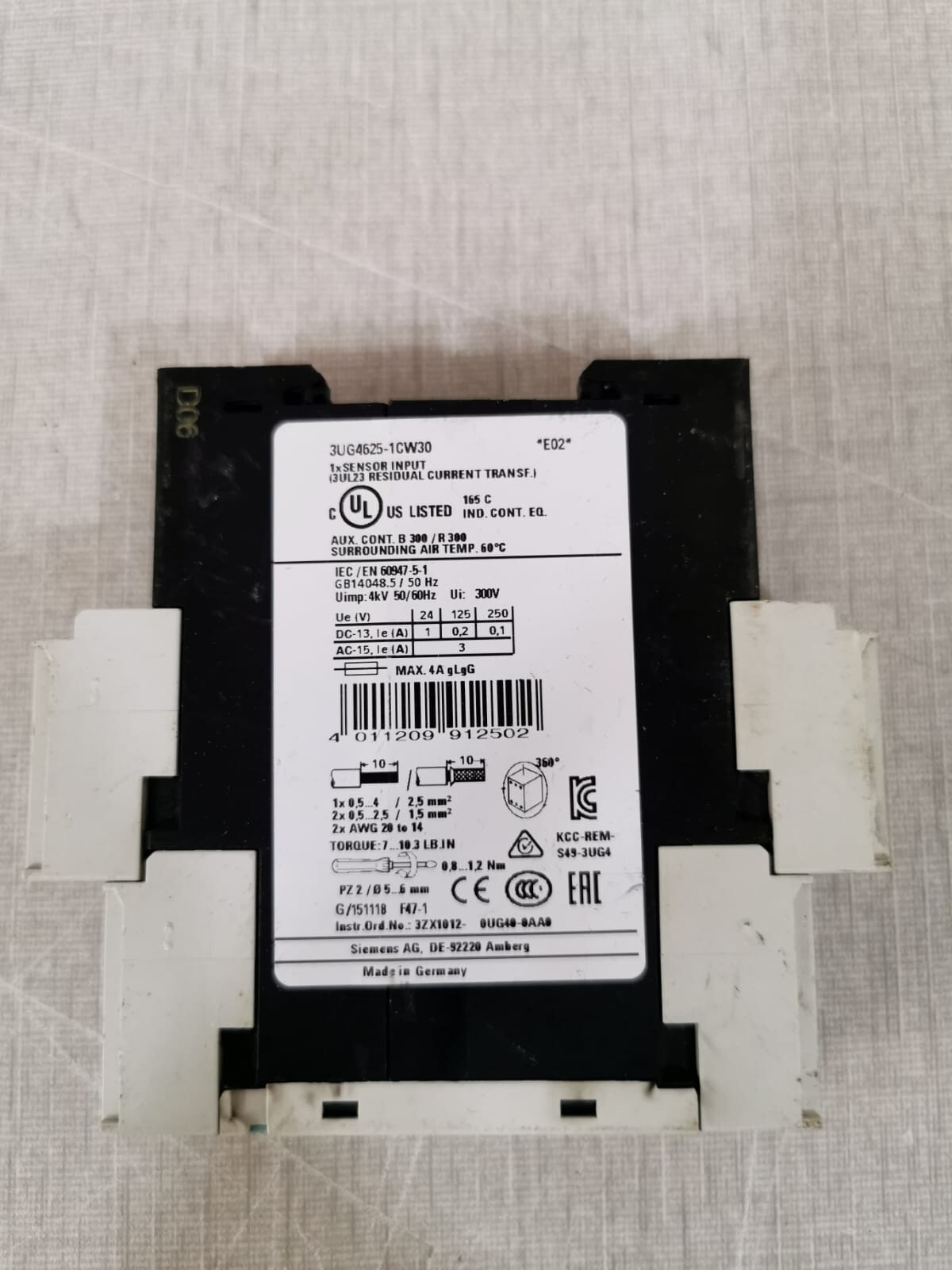 Siemens 3UG4625-1CW30 Siemens Sirius 3UG4625-1CW30 2