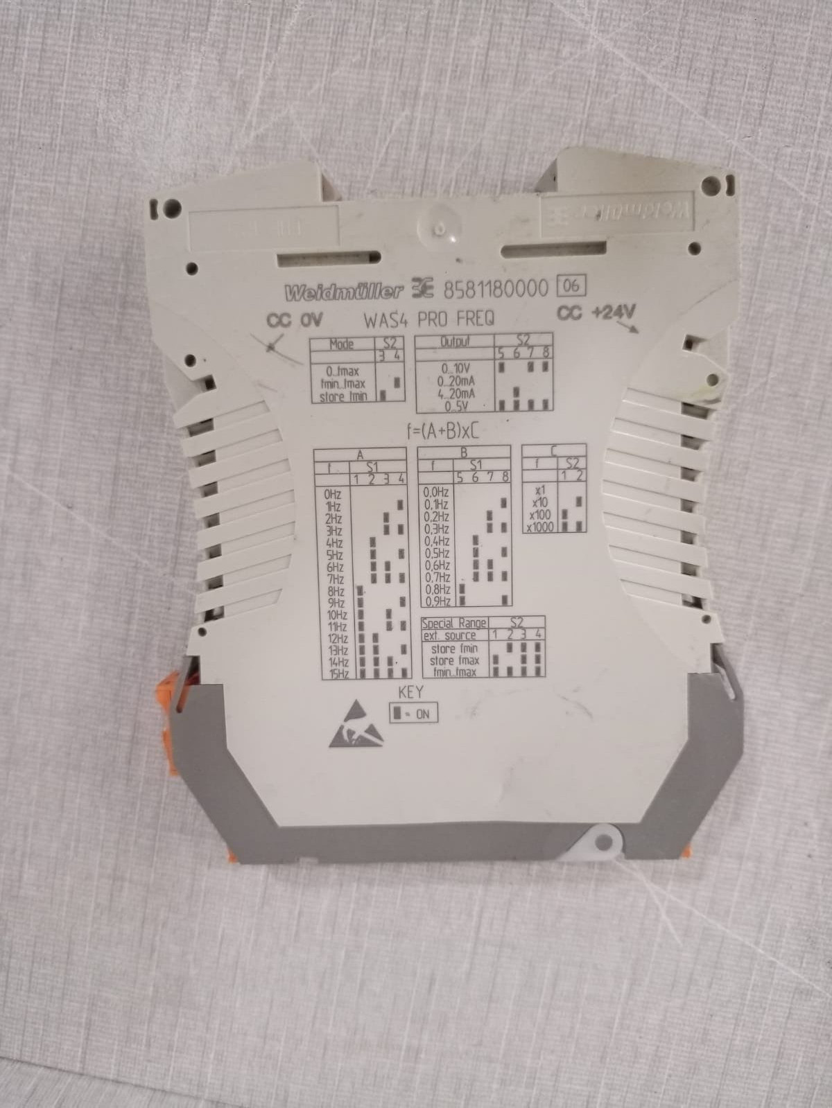 Weidmuller 8581180000 Weidmuller 8581180000 WAS4 PRO FREQ Signal Isolator 2