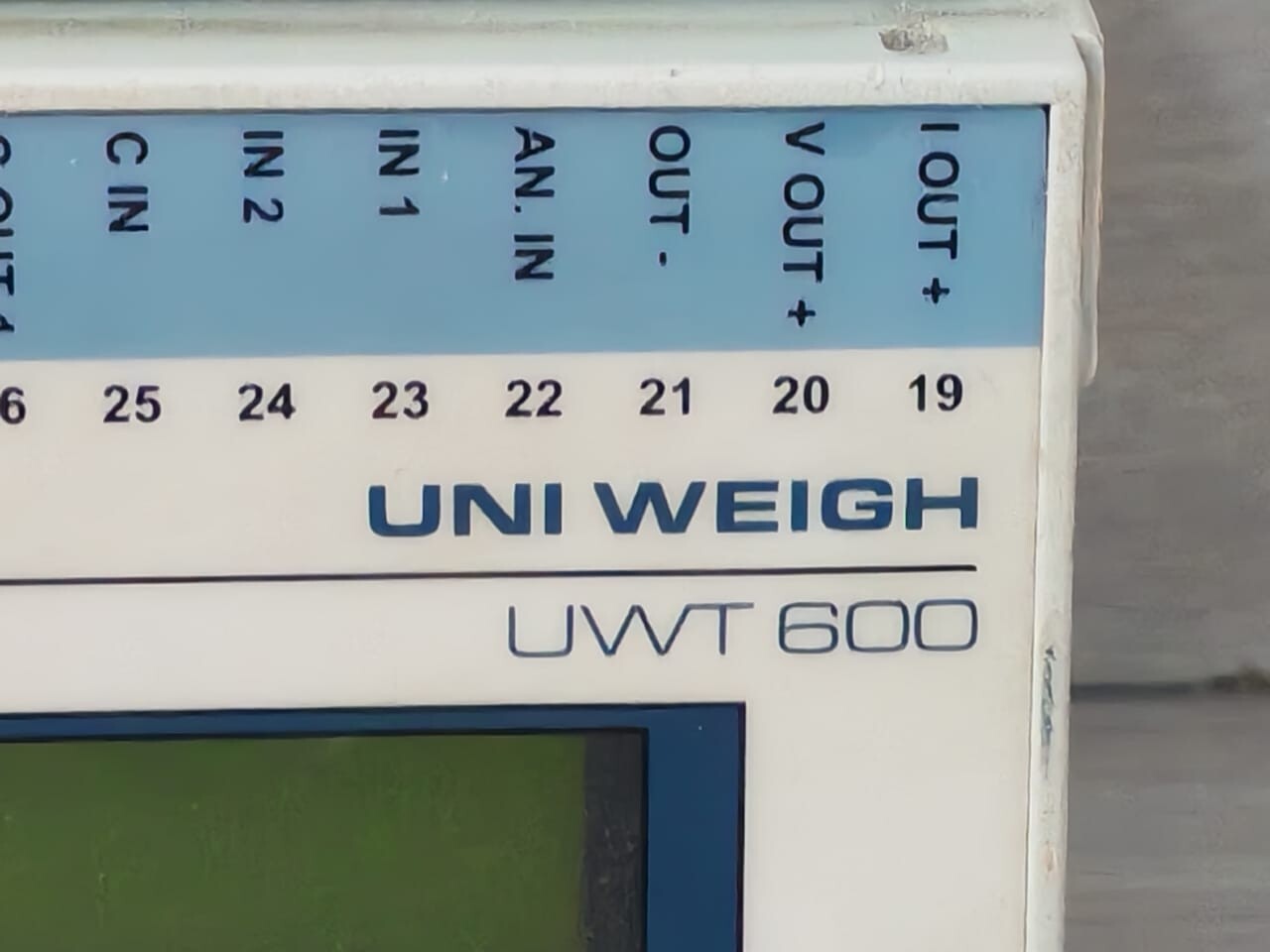 UNIWEIGH UWT600/AP UNIWEIGH UWT600 Analog Weight Transmitter Profibus-DP UWT600/AP 2
