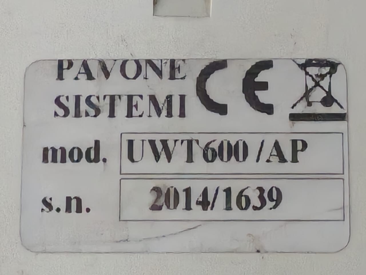 UNIWEIGH UWT600/AP UNIWEIGH UWT600 Analog Weight Transmitter Profibus-DP UWT600/AP 3