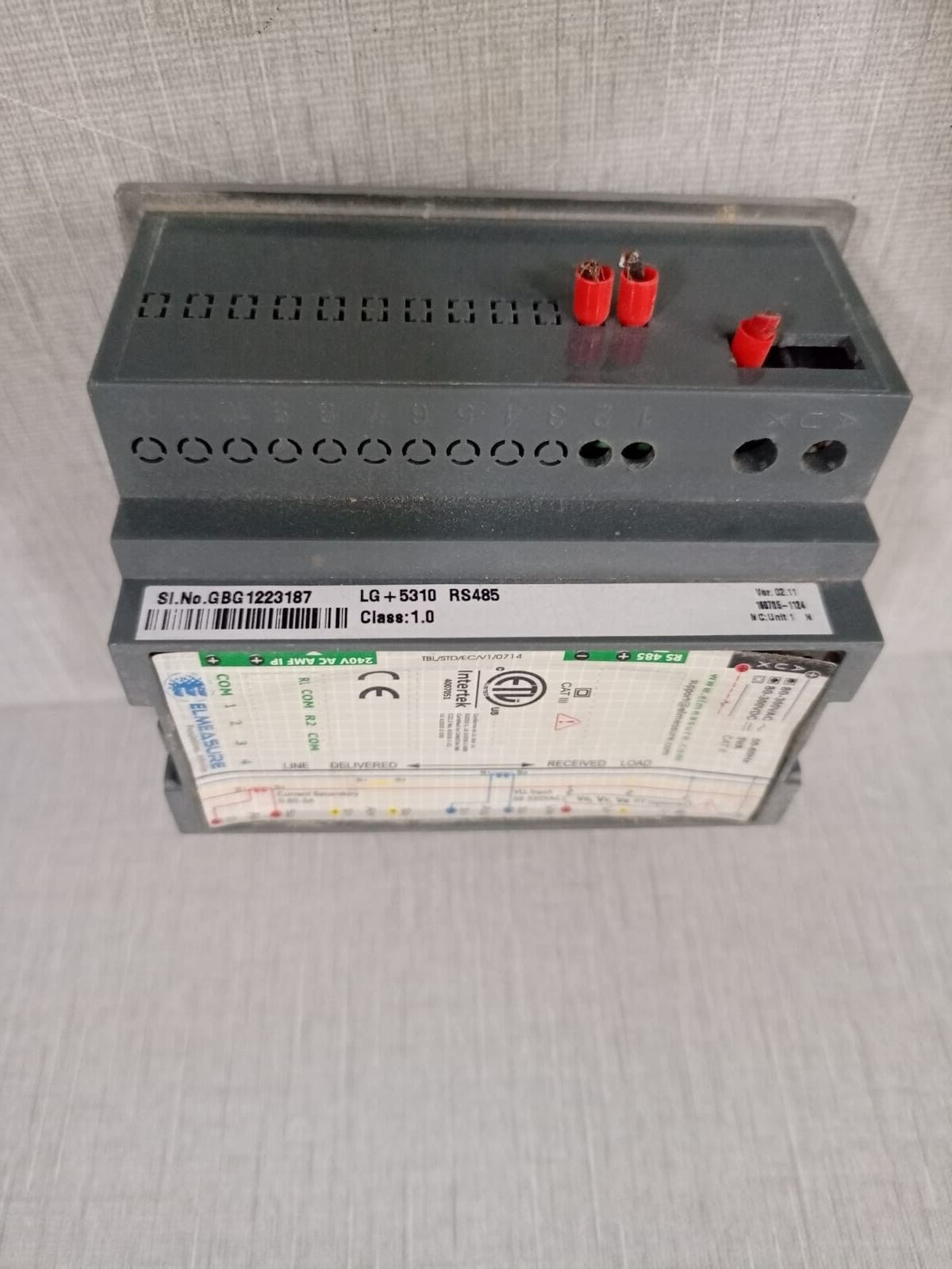 LG ELMEASURE ELMEASURE Little Genius+ LG+ 5310 Load Manager 8