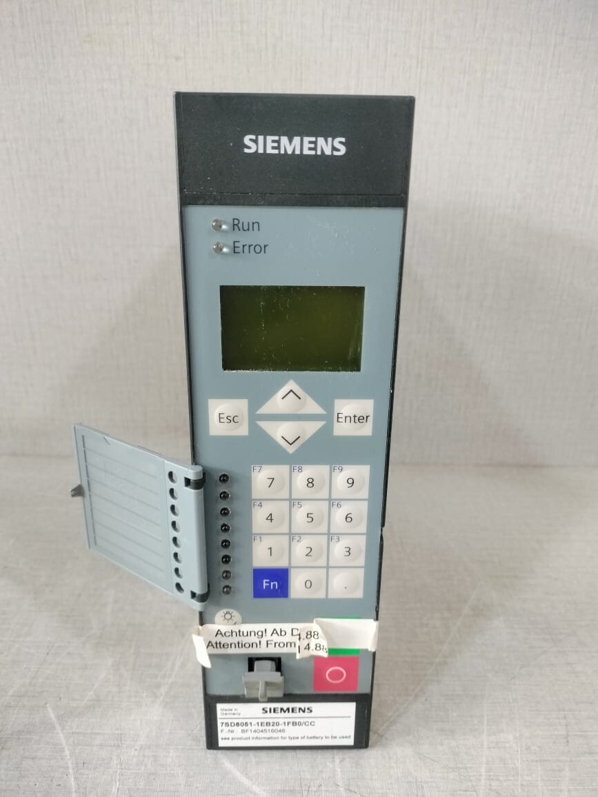 Siemens 7SD8051-1EB20-1FB0/CC SIEMENS Line Differential Protection 7SD8051-1EB20-1FB0/CC 2
