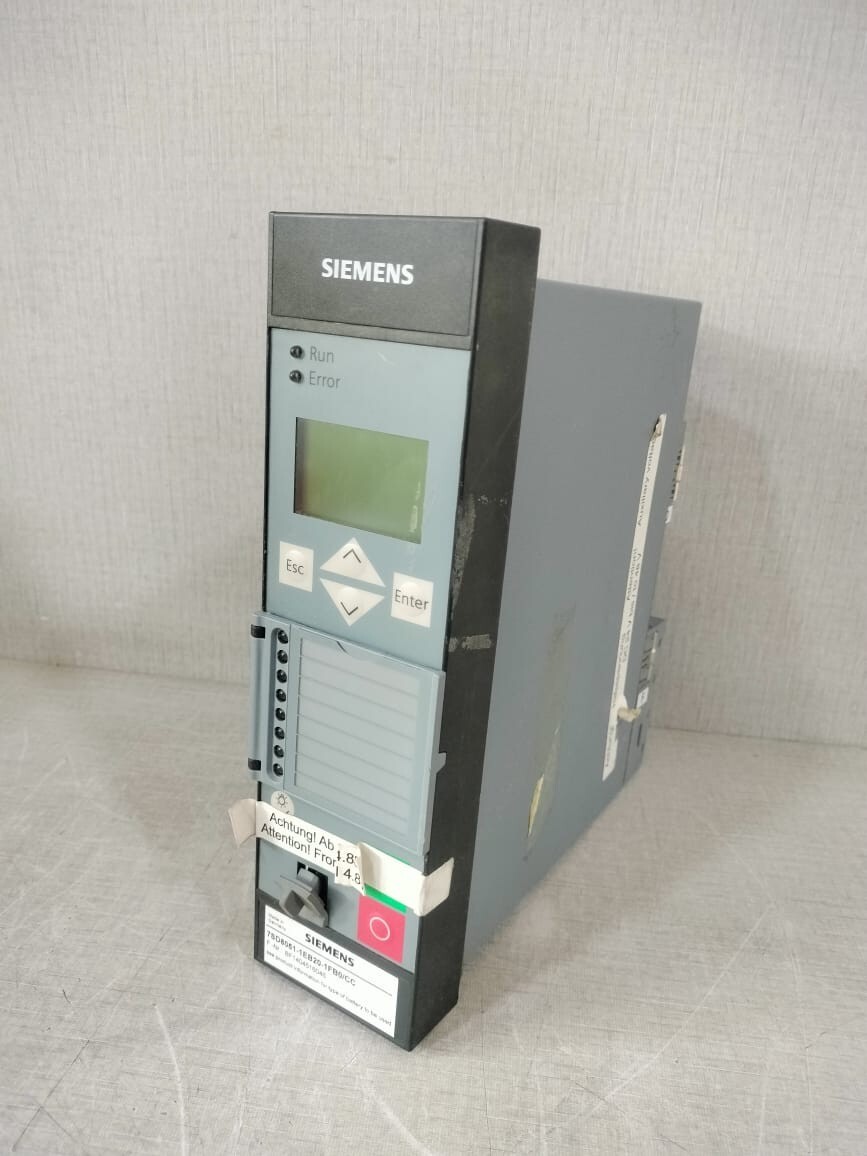 Siemens 7SD8051-1EB20-1FB0/CC SIEMENS Line Differential Protection 7SD8051-1EB20-1FB0/CC 7