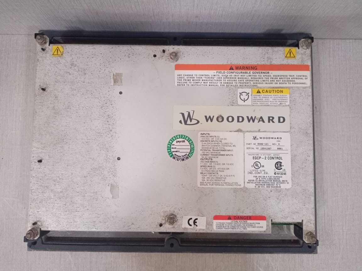 Woodward EGCP-2 WOODWARD EGCP-2 DIGITAL CONTROL 8406-121 REV H 7
