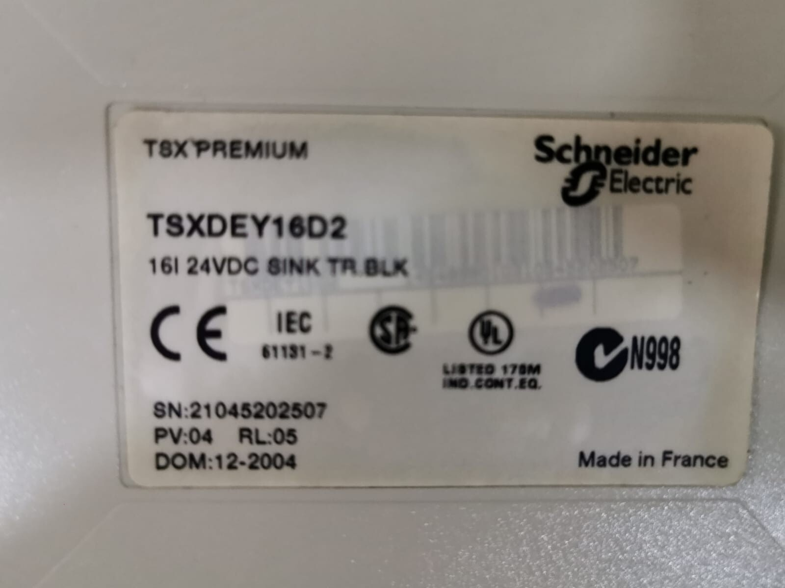 Schneider Electric TSXDEY16D2 Schneider Electric TSXDEY16D2 TSX Premium 3