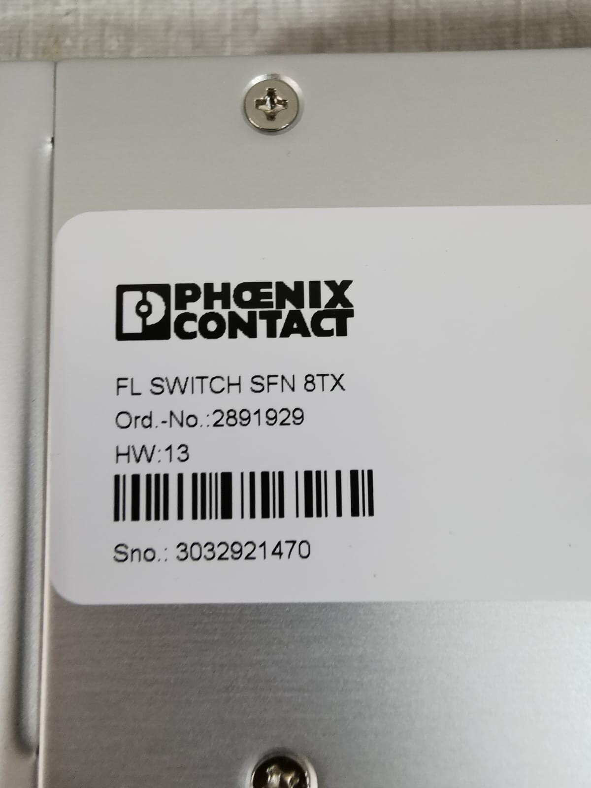 Phoenix Contact CONTACT Phoenix Contact FL SWITCH SFN 8TX Ethernet Switch 3