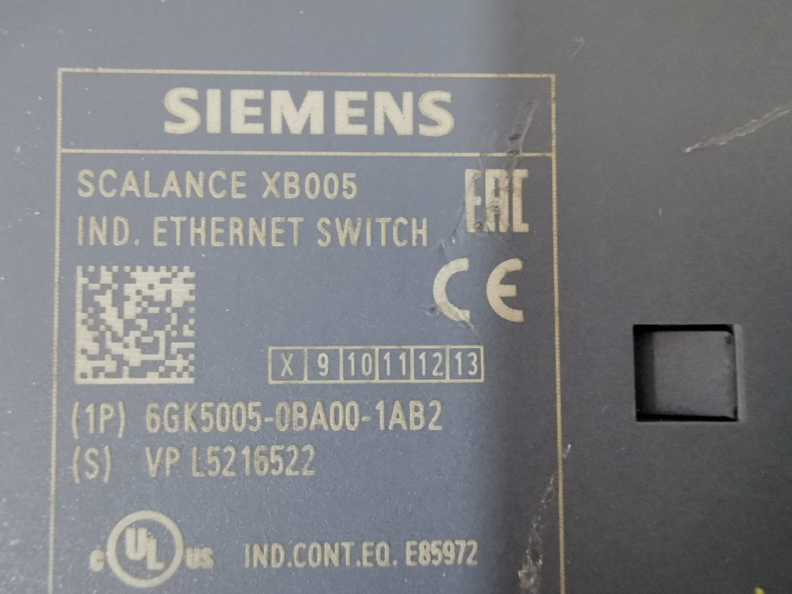 Siemens XB005/6GK5005-0BA00-1AB2 Siemens Scalance XB005/6GK5005-0BA00-1AB2 Ethernet Switch Module 2