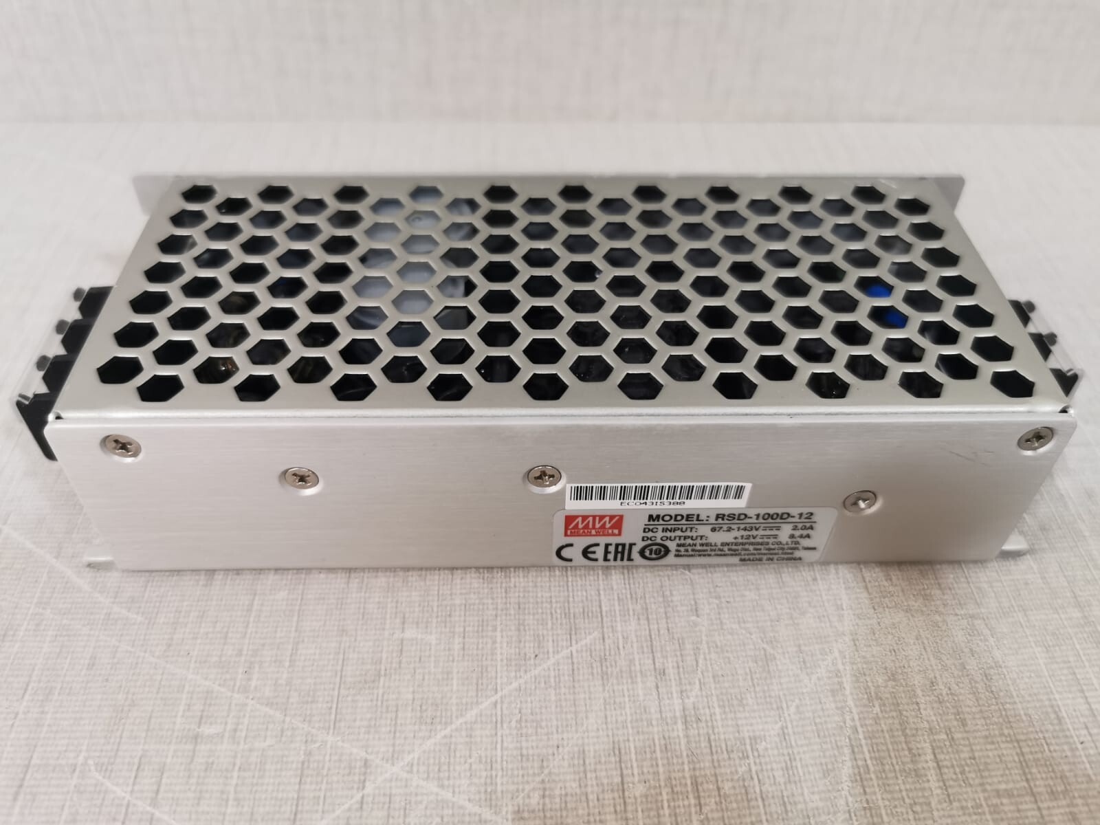 MEAN WELL RSD-100D-12 Mean Well RSD-100D-12 67.2-143V-2.0A CONVERTER 5