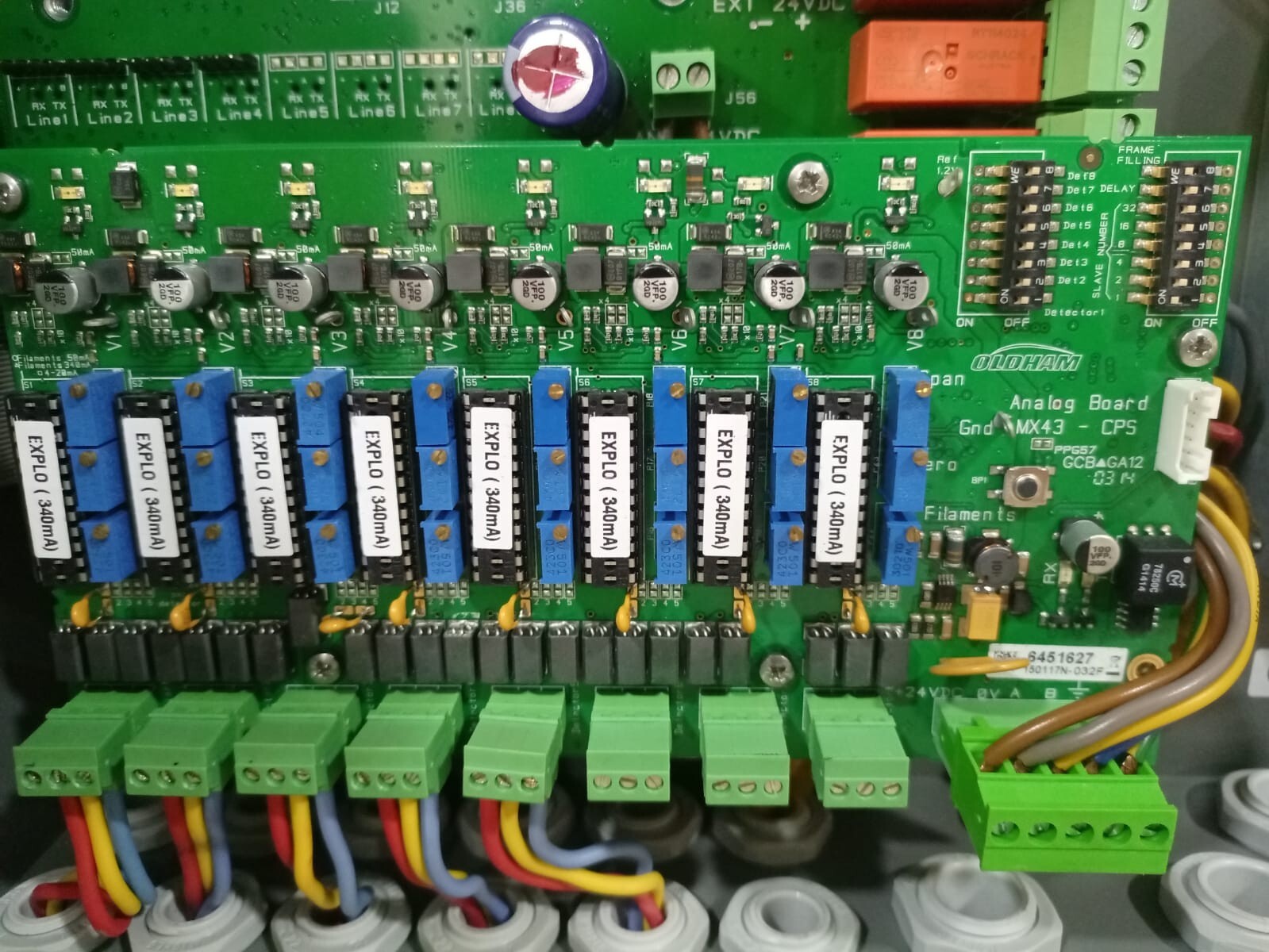 Oldham MX43 Oldham MX43 Analog And Digital Gas Detection Control Unit 3