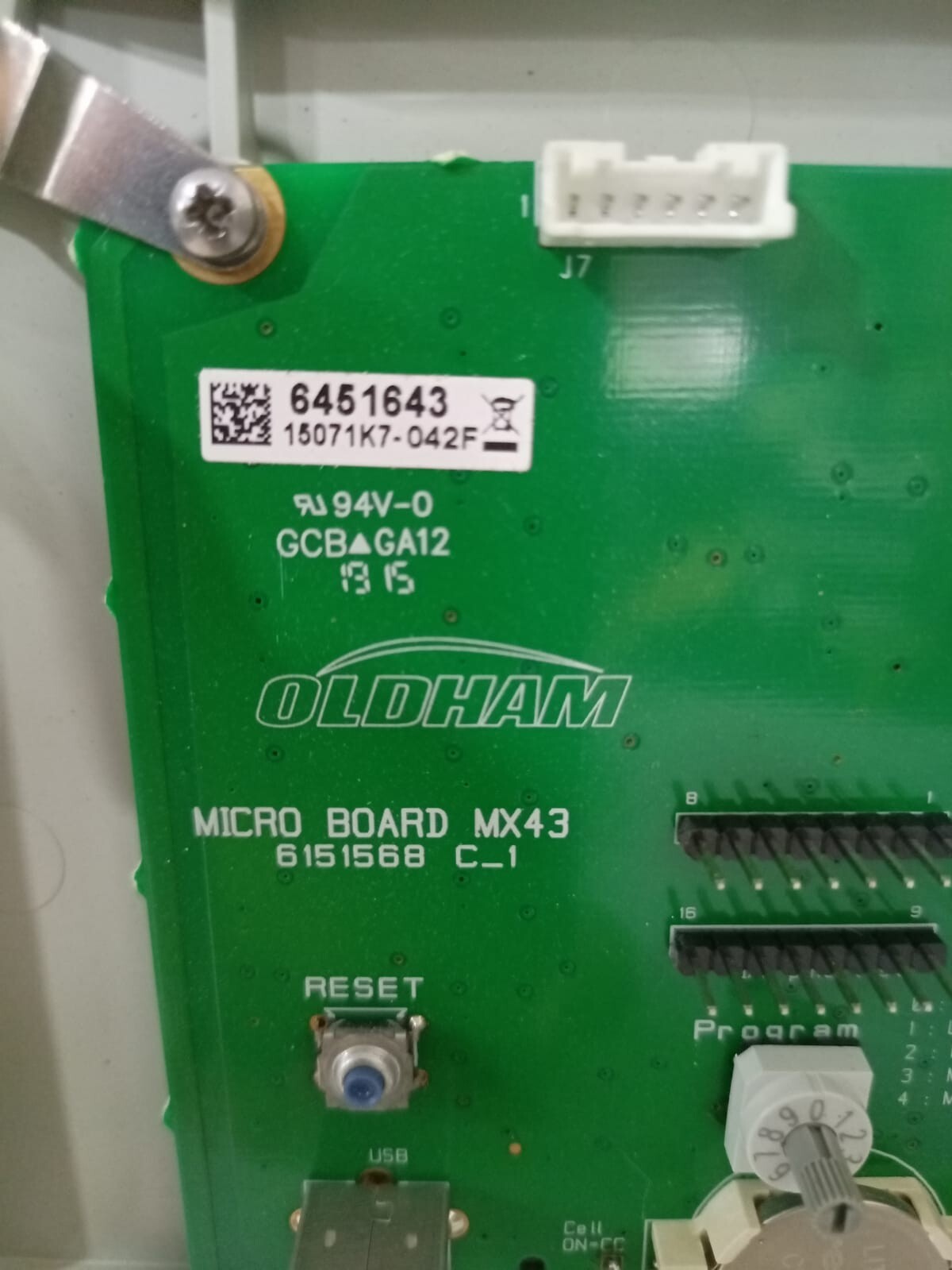 Oldham MX43 Oldham MX43 Analog And Digital Gas Detection Control Unit 5