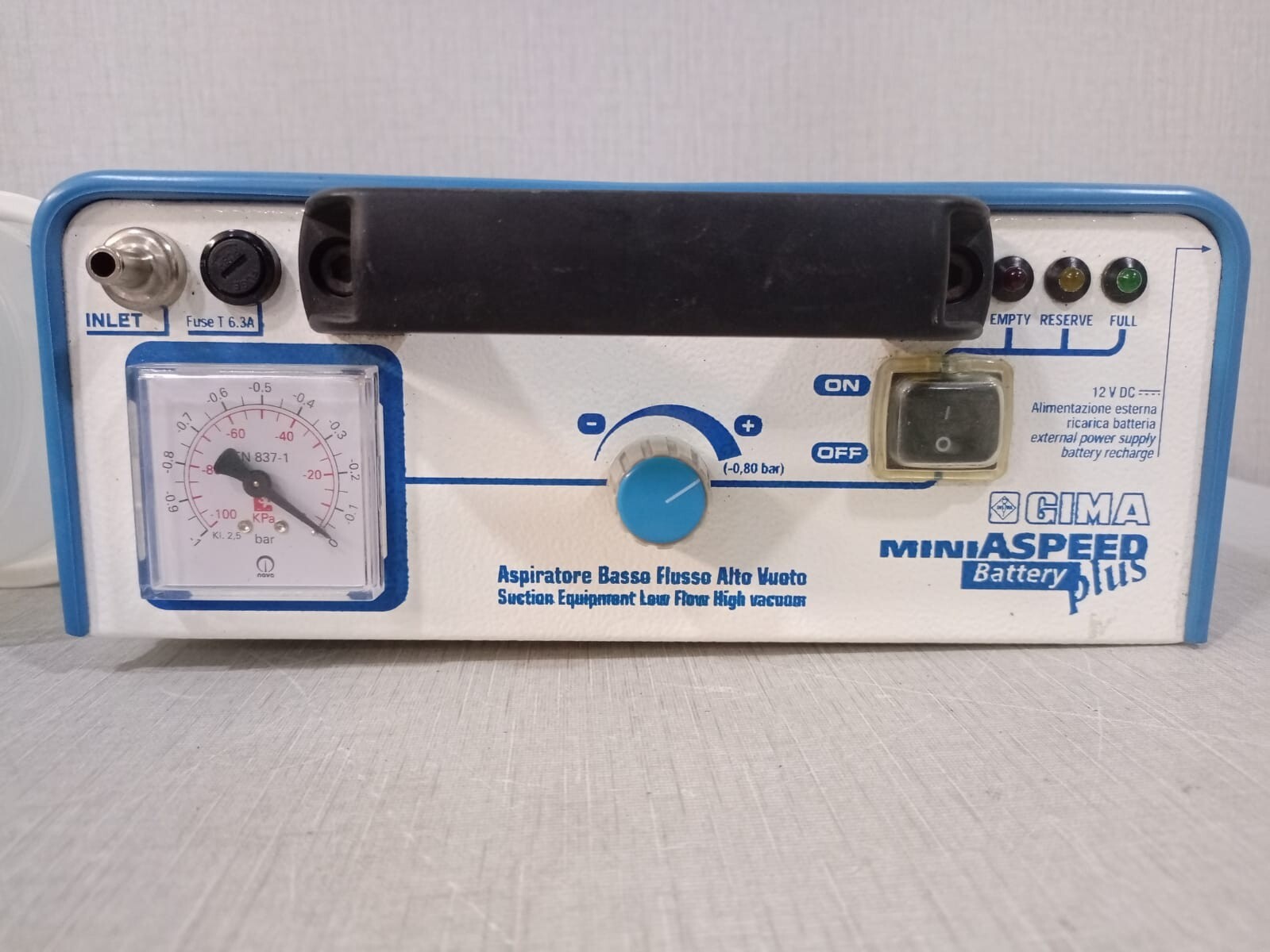GIMA GIMA GIMA miniAspeed battery plus Suction Equipment Low Flow High Vacuum 12 V DC 3