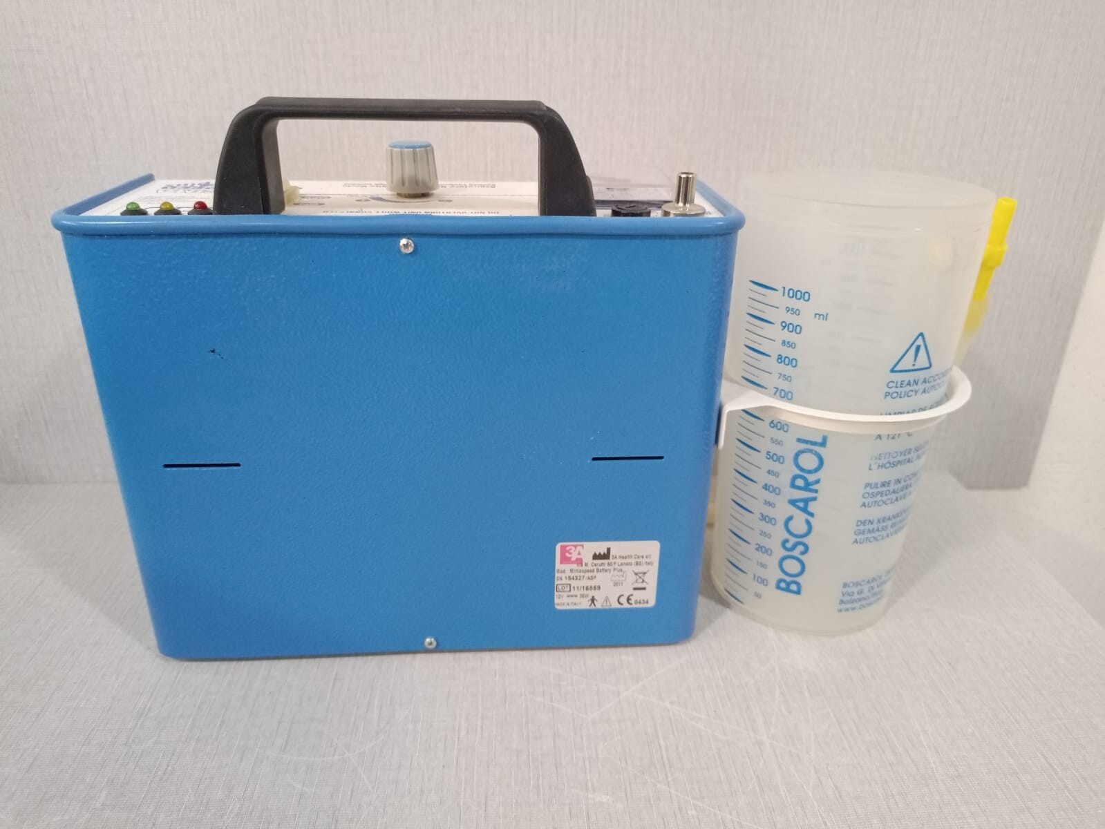 GIMA miniAspeed battery plus Suction Equipment Low Flow High Vacuum 12 V DC