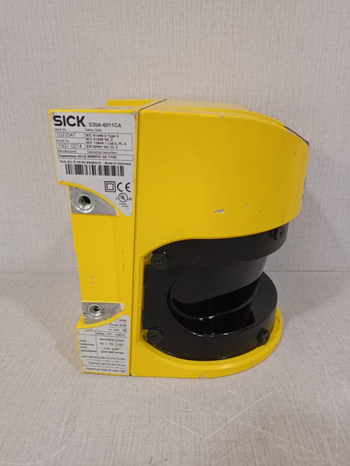 SICK S30A-6011CA SICK S30A-6011CA 1023547 LASER SCANNER 2