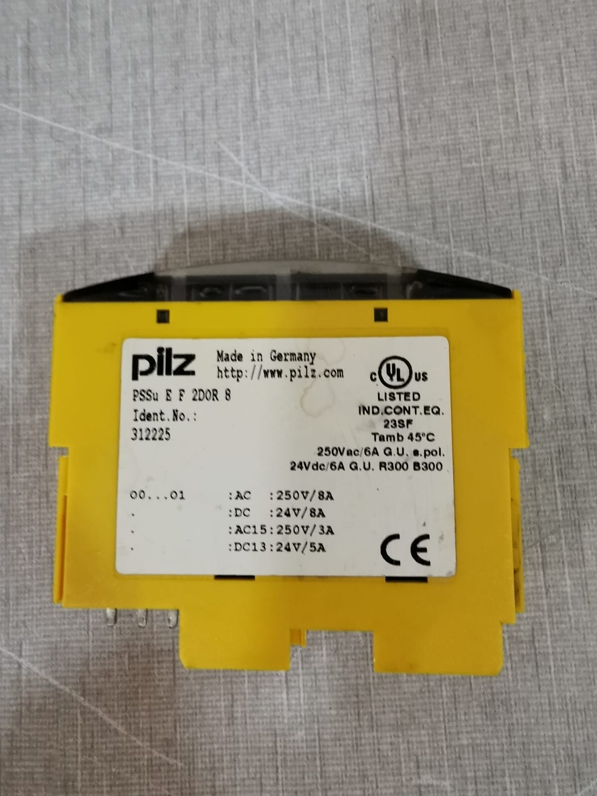 Pilz LOT2-PCS-PILZ-PSSU-E-F-2DOR-8 Pilz PSSu E F 2DOR 8 / 312225 Safety Module 2