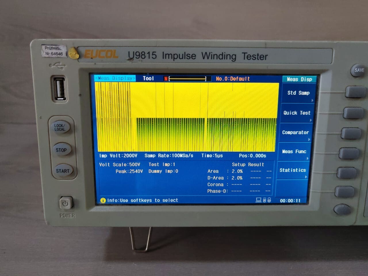 EUCOL U9815 EUCOL U9815 IMPULSE WINDING TESTER 220V/50Hz 2
