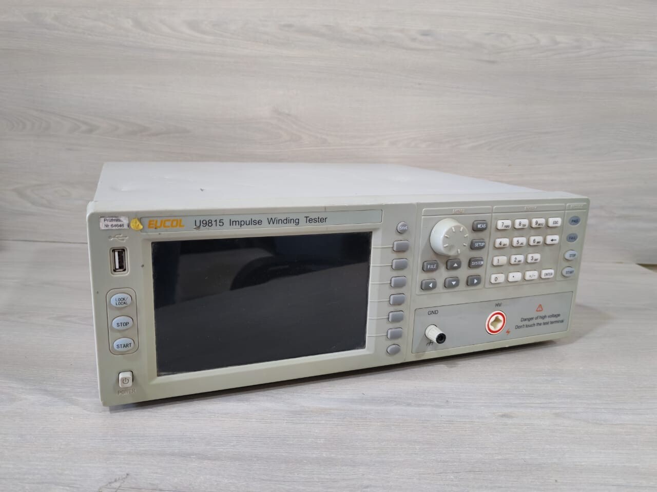 EUCOL U9815 EUCOL U9815 IMPULSE WINDING TESTER 220V/50Hz 9