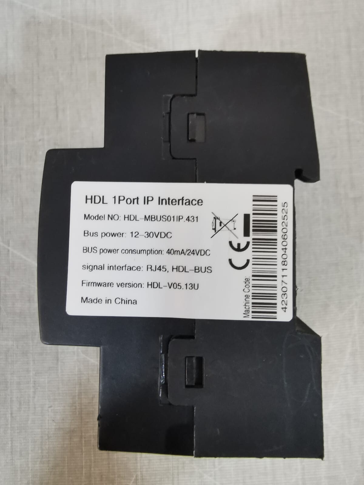 HDL MBUS01IP.431 HDL MBUS01IP.431 1PORT IP INTERFACE F/W HDL-V05.13U 2
