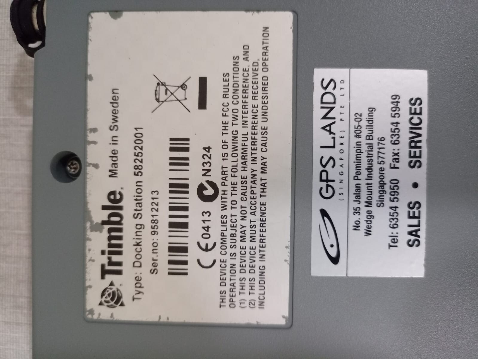 Trimble CU58252001 Trimble Docking Station For CU Controller 58252001 3