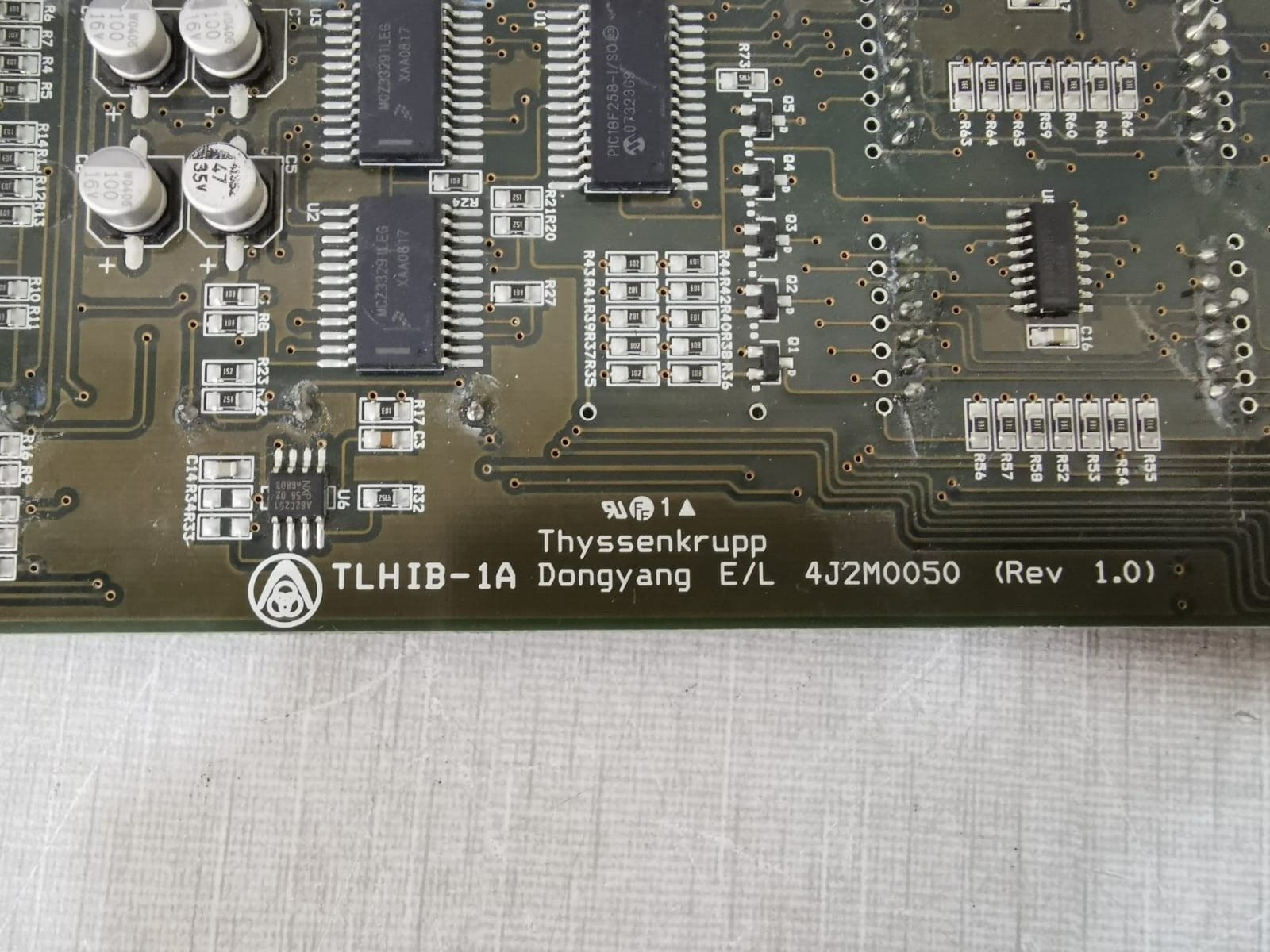 Thyssenkrupp TLHIB-1A Thyssenkrupp TLHIB-1A Dongyang E/L 4J2M0050 Rev (1.0) PCB Board 2