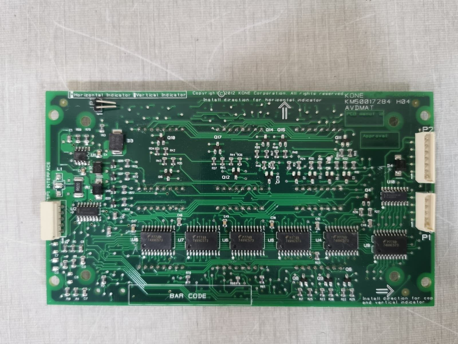 KONE KM50017284H04 KONE KM50017284H04 AVDMAT PCB Board 3