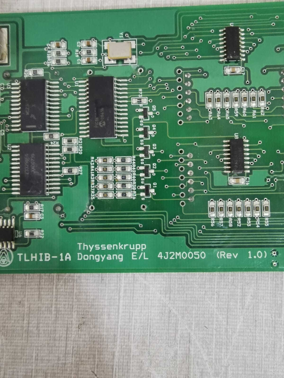 Thyssenkrupp TLHIB-1A/TLHIB-1A-D1 Thyssenkrupp TLHIB-1A /TLHIB-1A-D1 Dongyang E/L 4J2M0050 Rev (1.0) PCB Board 3