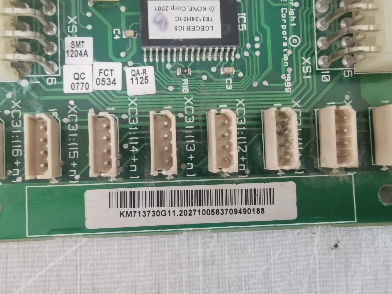 KONE KM713730G11 Kone Elevators LCECEB IC5 KM713730G11 Board / 713733 H02 PCB Board 2