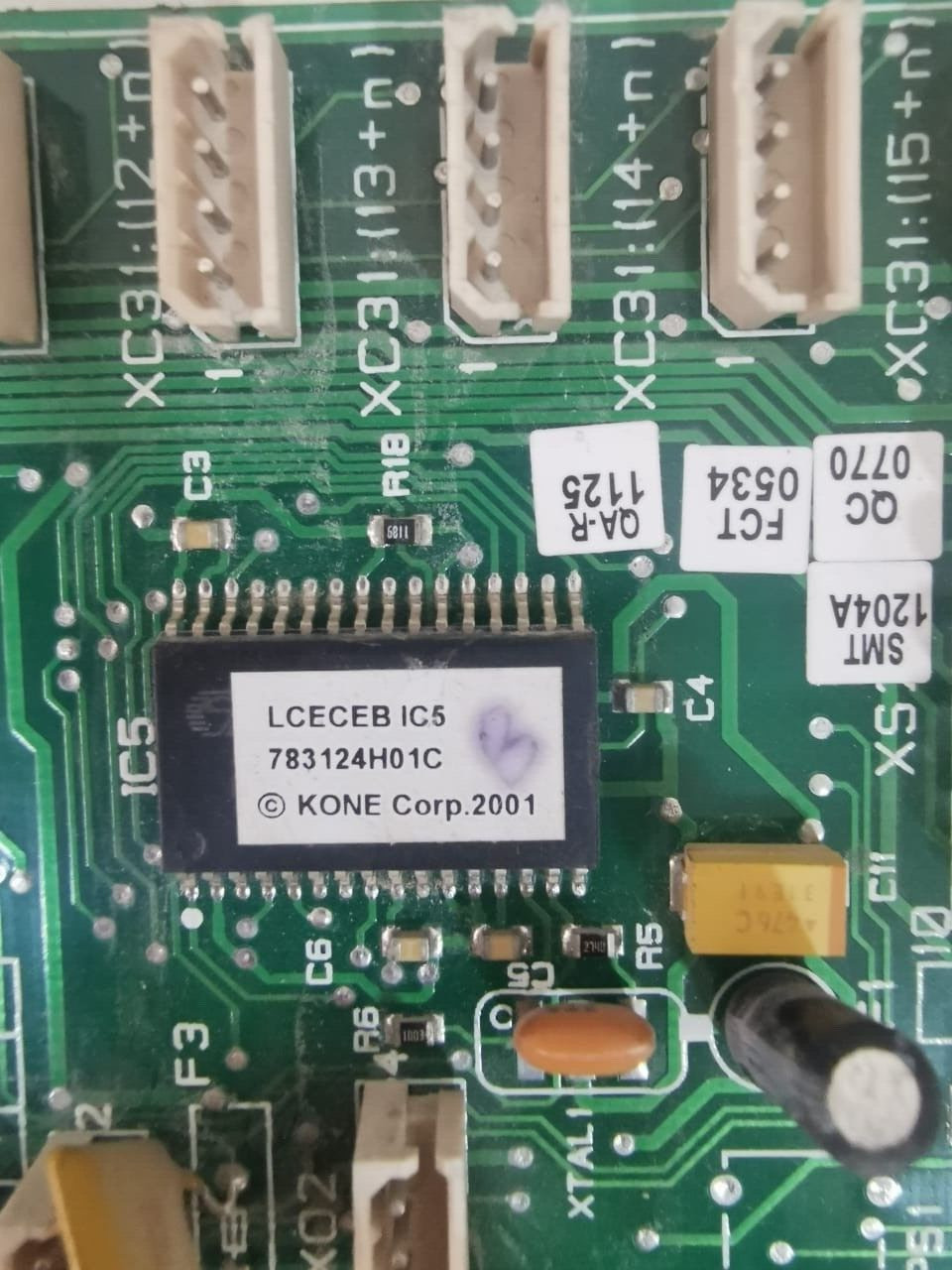 KONE KM713730G11 Kone Elevators LCECEB IC5 KM713730G11 Board / 713733 H02 PCB Board 4