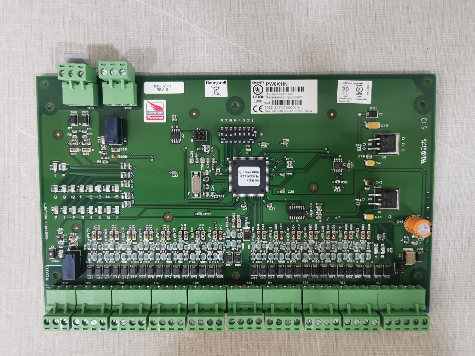 Honeywell PW6K1IN Honeywell PW6K1IN Access Control Unit Subassembly Input Board 2