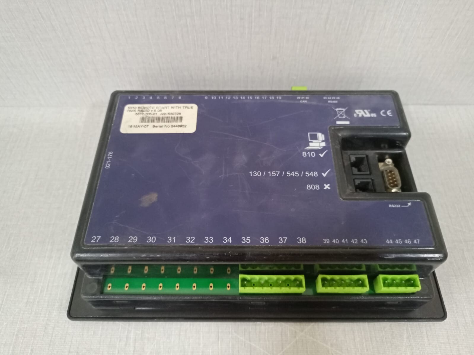 DSE DSE-5310 DSE 5310 Deep Sea Electronics Remote Start With True RMS RS232 v6.08 2