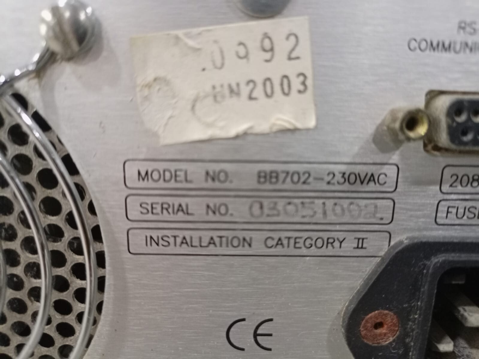 OMEGA BB702-230VAC OMEGA BB702 High Performance Blackbody Calibration Source / BB702-230VAC 4