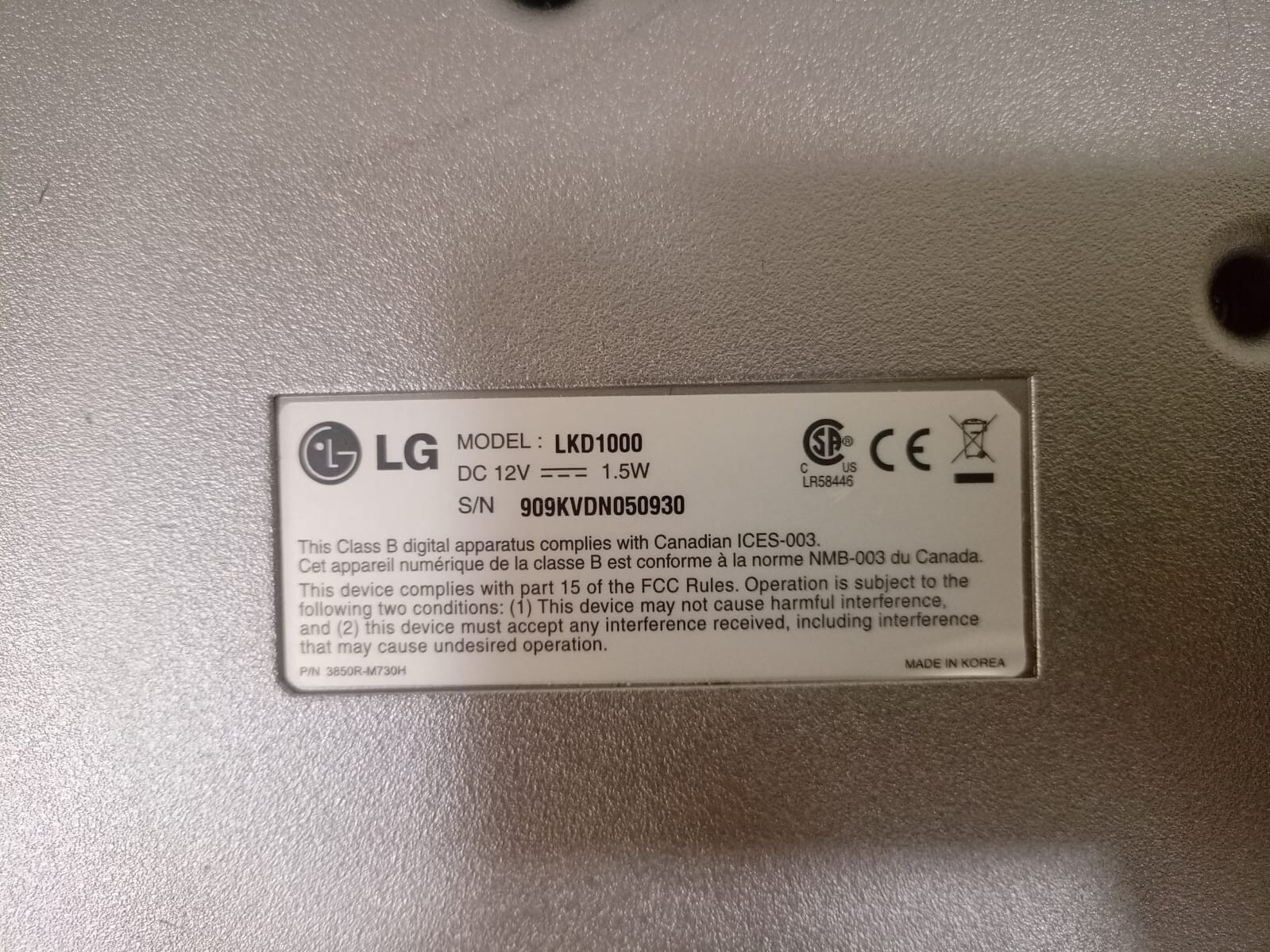 LG LKD1000 LG LKD1000 Dynamic Controller 2