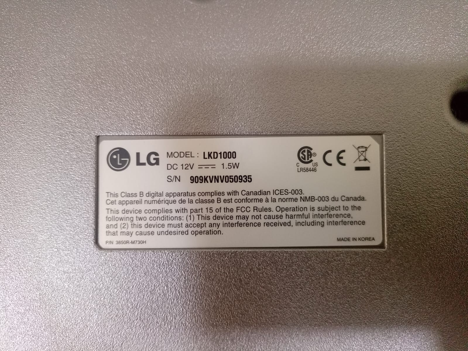 LG LKD1000 LG LKD1000 Dynamic Controller 7