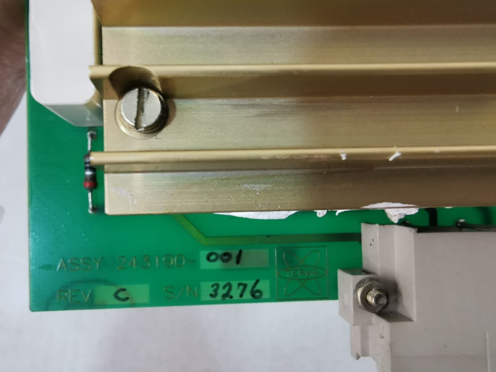Terma ASSY-243190 TERMA ASSY 243190 Rev C/ 243190-001 REV C PCB Board 4