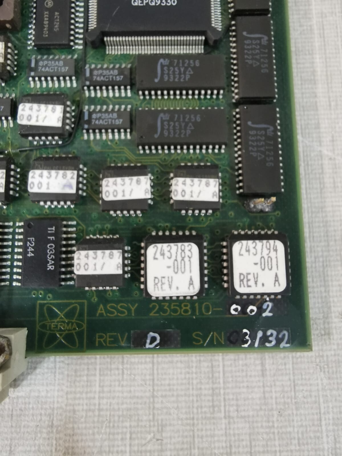Terma ASSY-235810 TERMA ASSY 235810 Rev D / 235810-002 REV D PCB Board 5