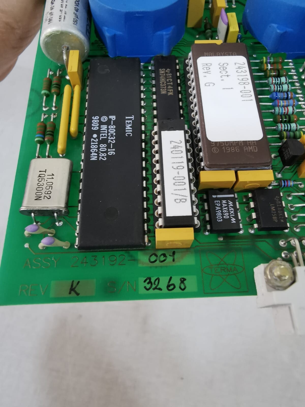 Terma ASSY-243192 TERMA ASSY 243192 Rev K/ 243192-001 REV K PCB Board 4