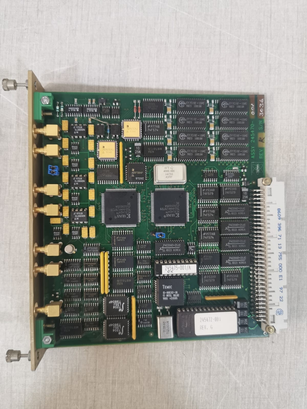 TERMA ASSY 245470 Rev K/ 245470-001 REV K PCB Board