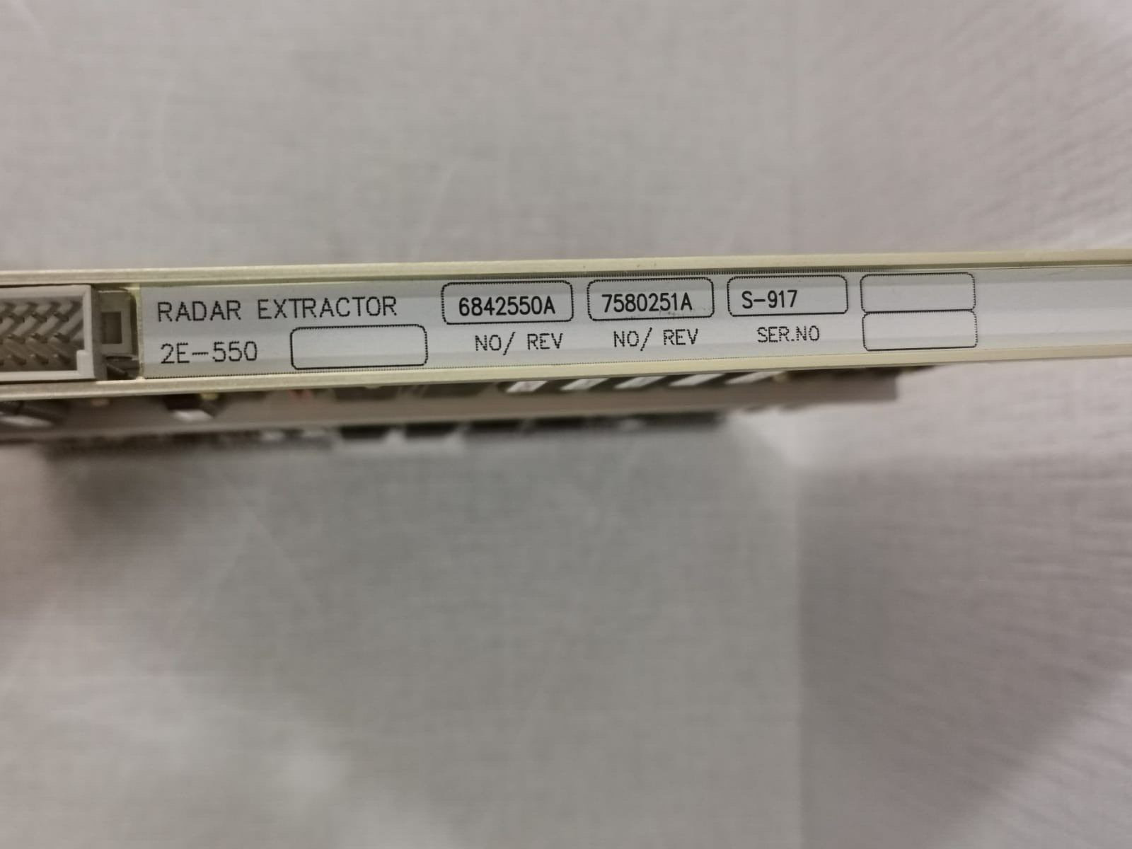 NorControl Surveillance Radar Extractor 2E-550 NorControl Surveillance Radar Extractor 2E-550 PCB Card 3