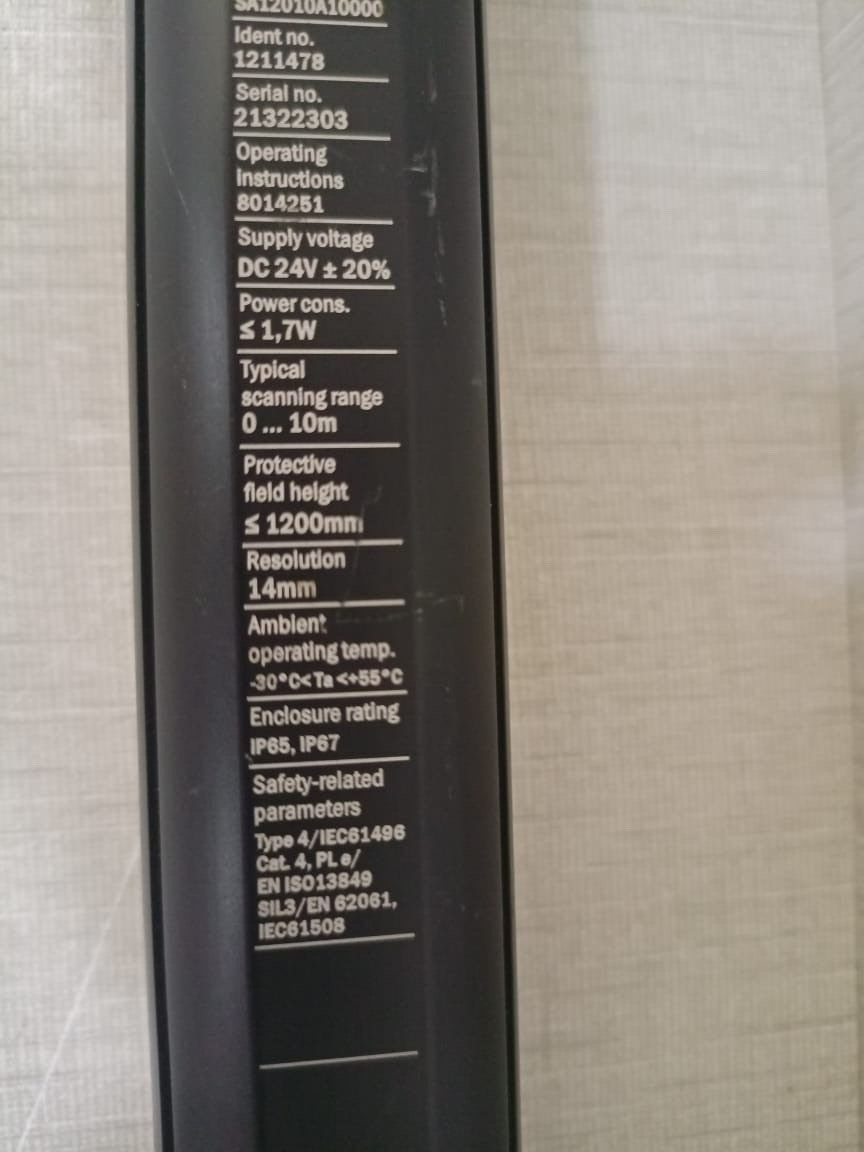 SICK C4C-SA12010A10000 SICK SAFETY LIGHT CURTAIN C4C-SA12010A10000 ID NO.1211478 2