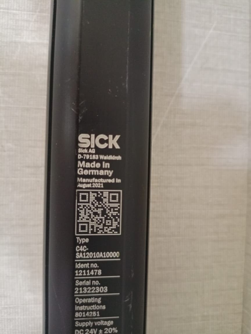 SICK C4C-SA12010A10000 SICK SAFETY LIGHT CURTAIN C4C-SA12010A10000 ID NO.1211478 3