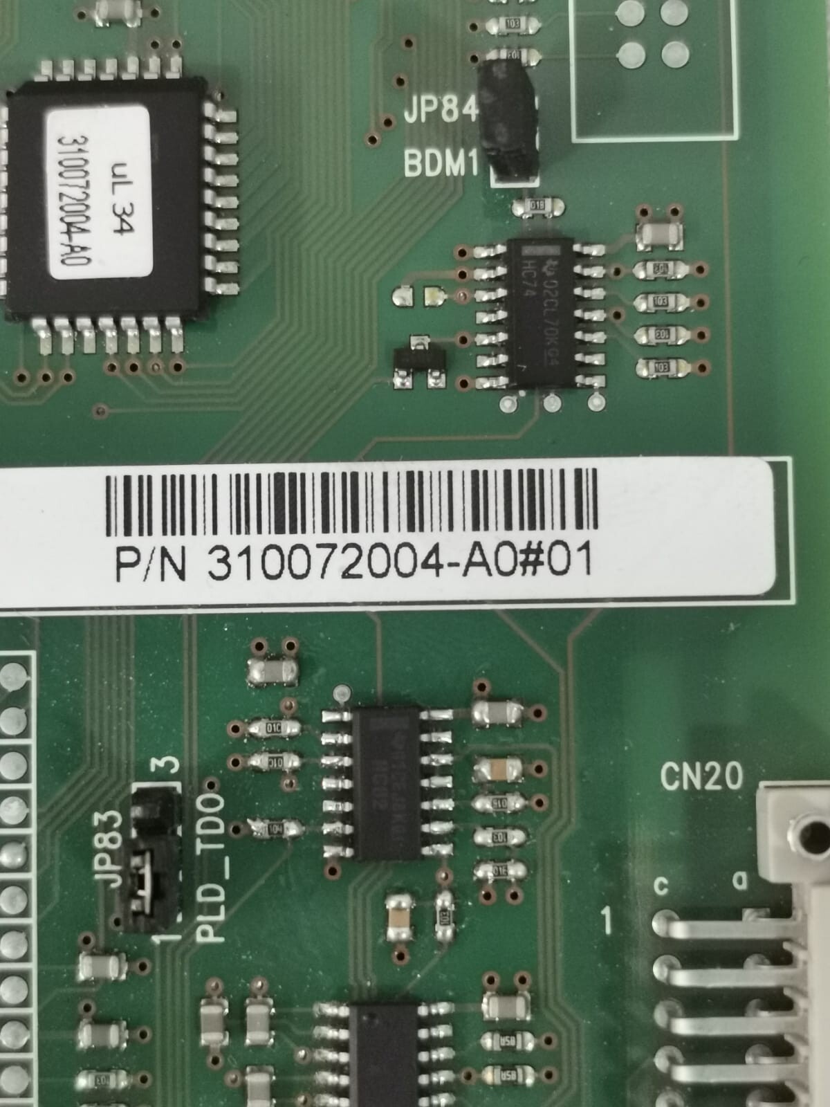 Selta 310072004-A0 SELTA 180819326 ED 2 P/N 310072004-A0#01 S/N 201001498054 Mother Board 2