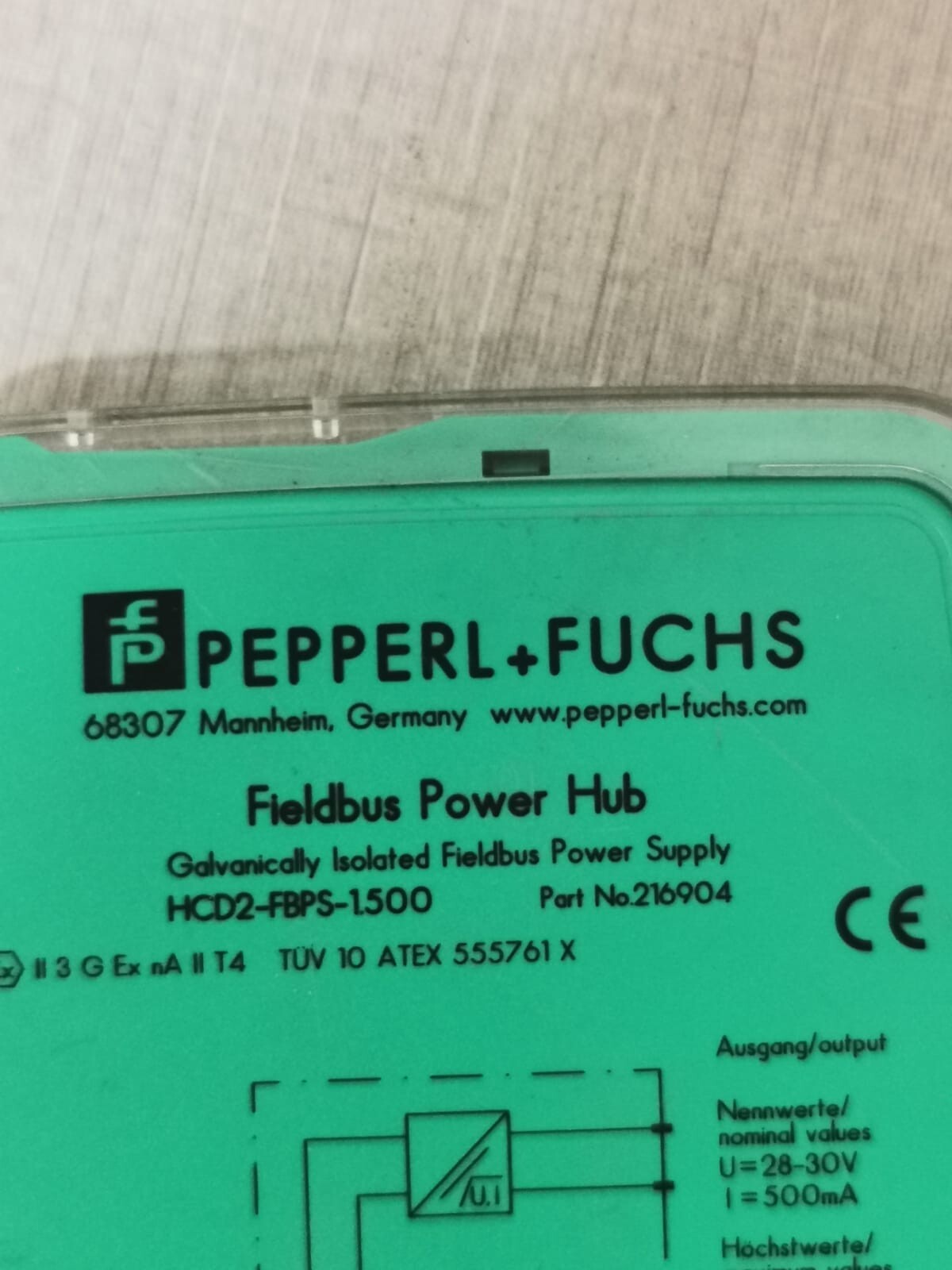 Pepperl+Fuchs HCD2-FBPS-1.500 Pepperl+Fuchs HCD2-FBPS-1.500 Galvanic Isolated Fieldbus Power Supply 3