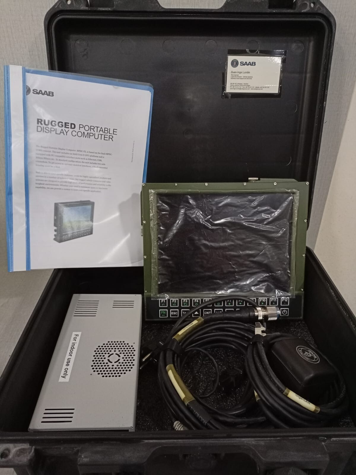 Rugged Portable Display Computer WINDOWS 7 PRO OEM SOFTWARE / PS 524-11T
