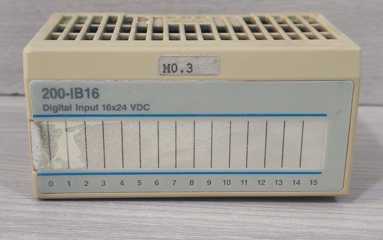 ALFA LAVAL AUTOMATION S200-IB16 ALFA LAVAL AUTOMATION S200-IB16 & S200-TB3 DIGITAL INPUT 16x24 VDC 3