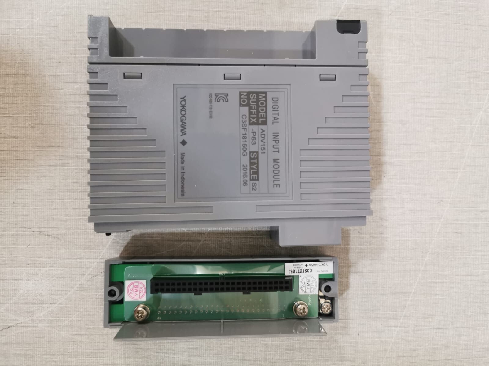 Yokogawa ADV151-P63-S2 Yokogawa ADV151-P63-S2 Digital Input Module with Connector Pin 3