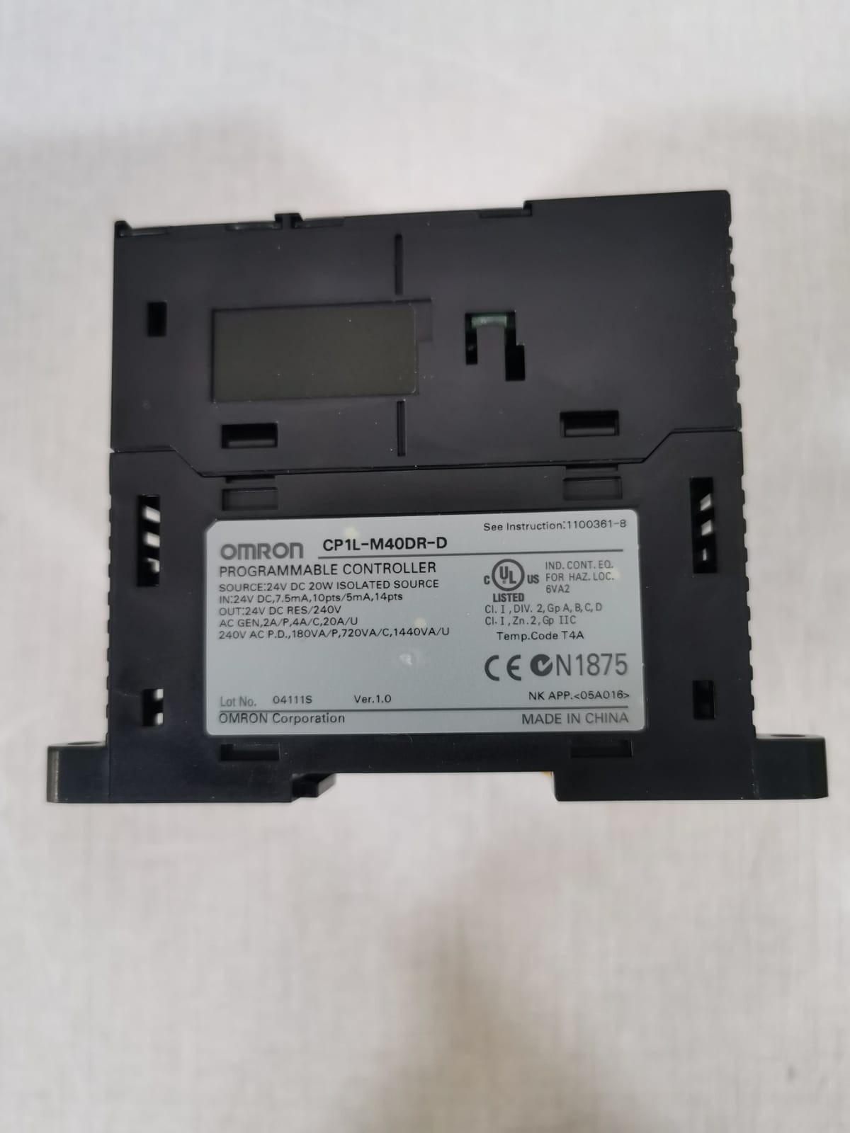 Omron CP1L-M40DR-D OMRON CP1L-M40DR-D / Omron Sysmac CP1L Programmable Controller 6
