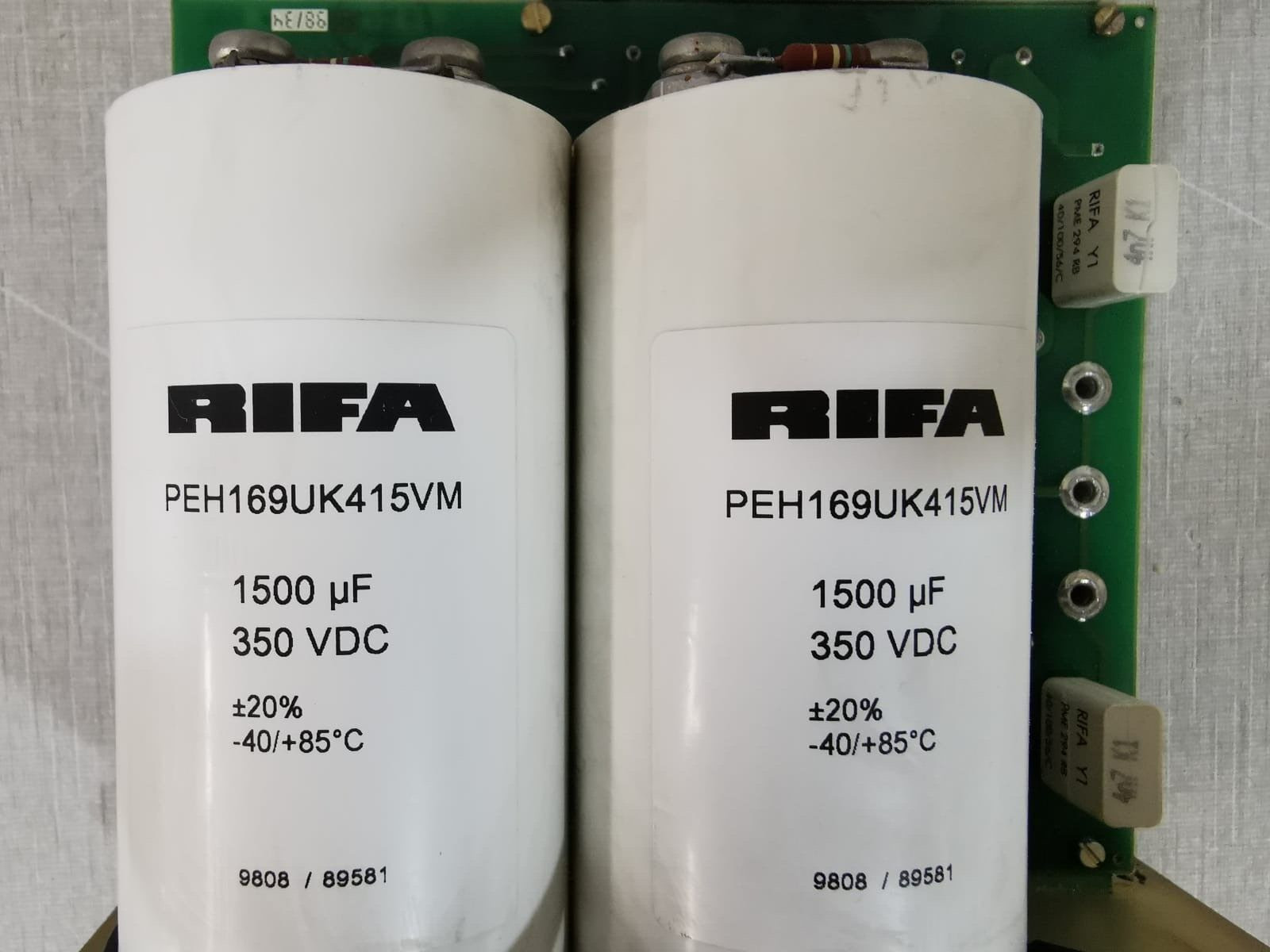 RIFA PEH169UK415VM 1500µF 350V RIFA PEH169UK415VM 1500µF 350V Terminal Capacitor with Assy 243194 PCB Board 2
