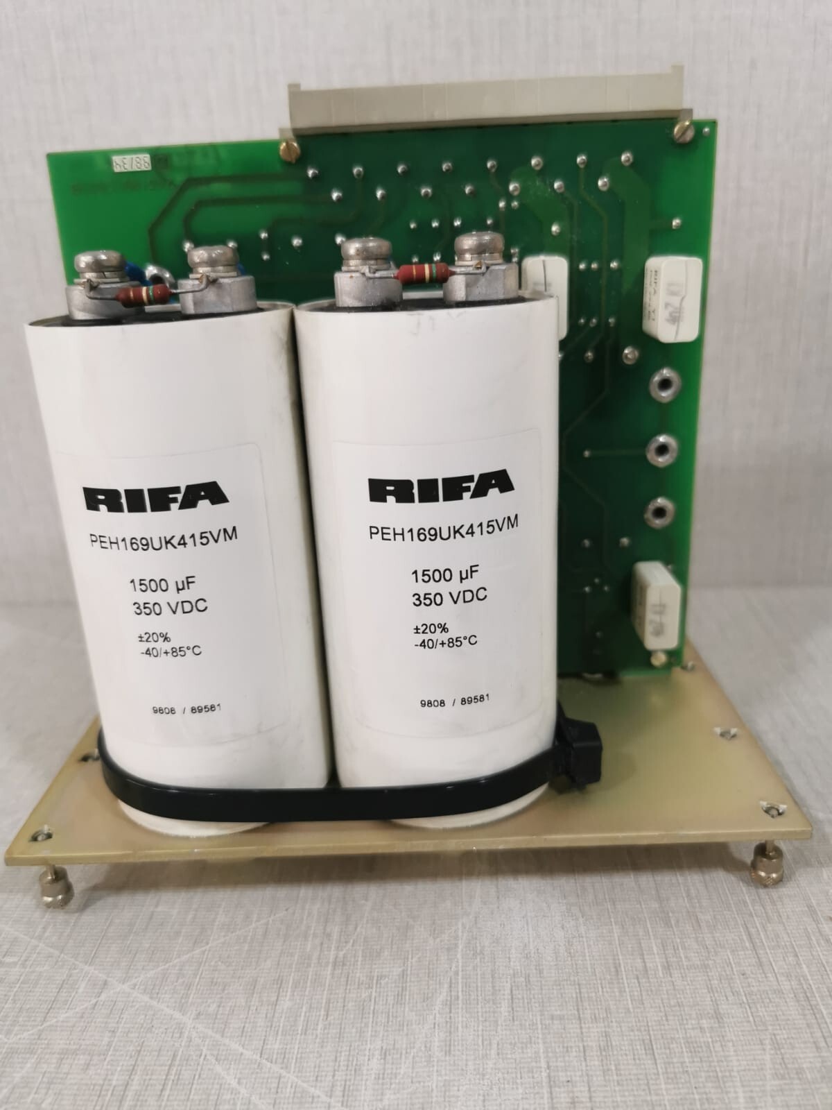 RIFA PEH169UK415VM 1500µF 350V Terminal Capacitor with Assy 243194 PCB Board