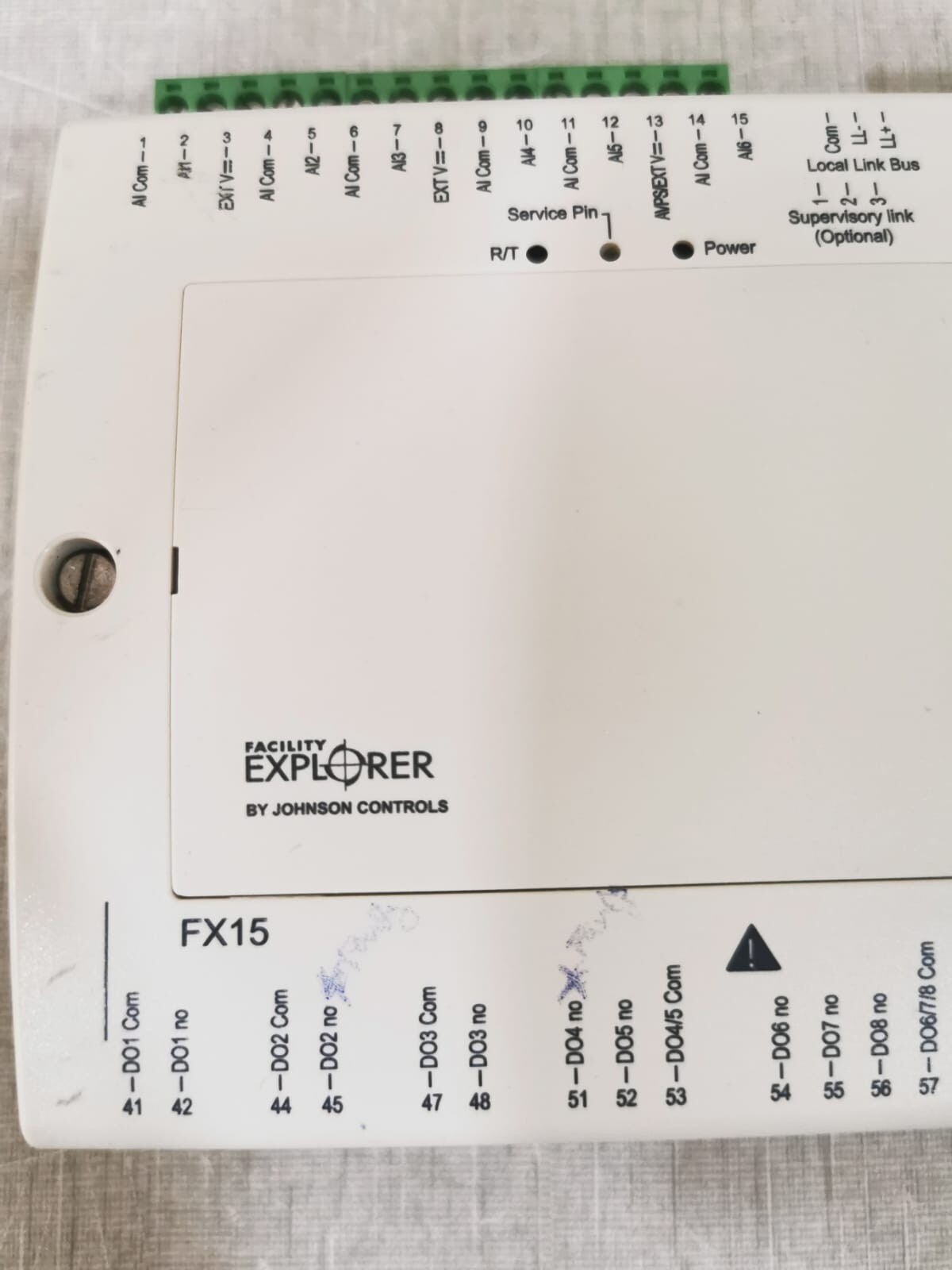 Johnson Controls FX15D22-000C Johnson Controls LP-FX15D22-000C Version A FX15 2