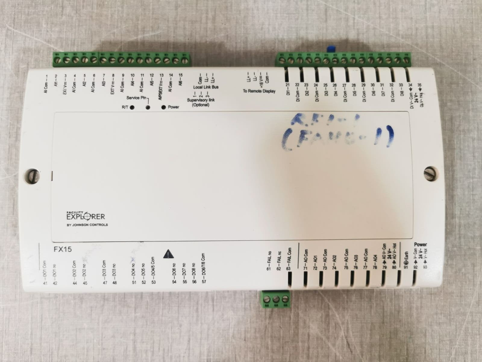 Johnson Controls LP-FX15D22-000C Version A FX15